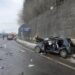 FOTO Grav accident rutier la ieșire din Câmpulung Moldovenesc spre Pojorâta, între un autotren și un autoturism