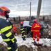 VIDEO Grav accident între un tren și un autoturism, pe raza localității Prelipca. Două femei au murit, iar doi copii au fost transportați la spital