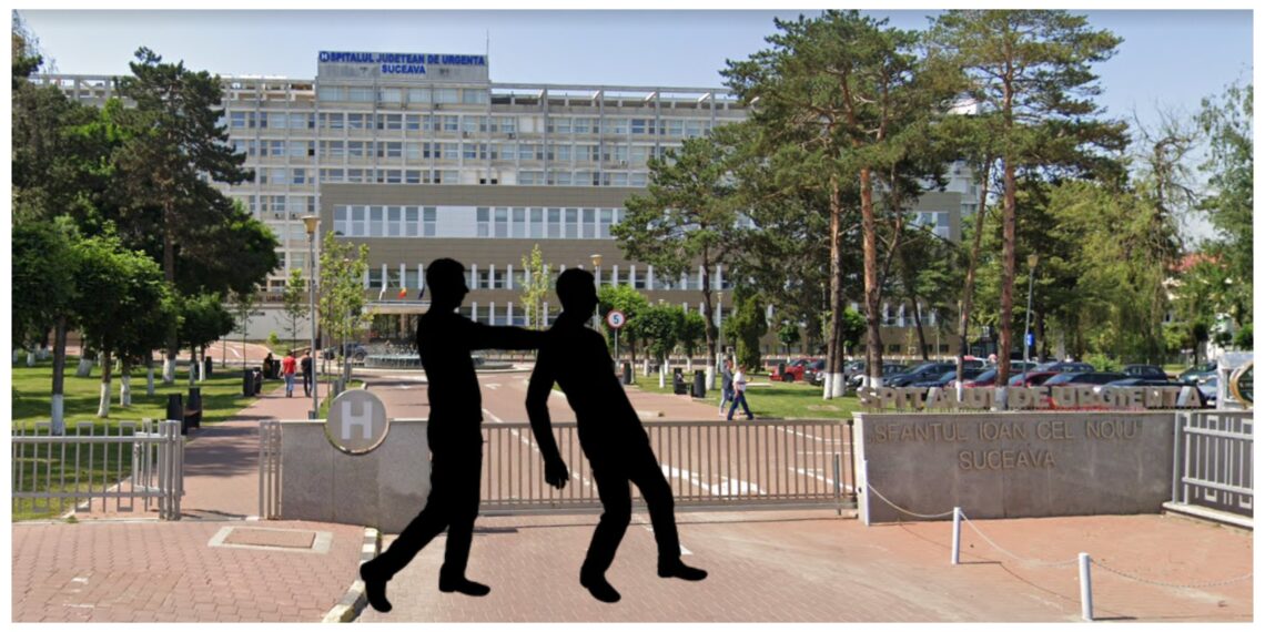 Amendă penală de 6.000 de lei pentru un individ care l-a agresat fizic pe un pacient al SJU Suceava, pe motiv că a trecut printr-un șantier în drum spre farmacie