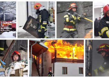 VIDEO Incendiu puternic la Mănăstirea Sihăstria Putnei. Au ars bunuri și obiecte bisericești. Pompierii militari au intervenit cu opt autospeciale de stingere