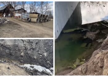 VIDEO Pod de beton, furat peste noapte în comuna Udești