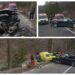FOTO Accident rutier pe raza localității Crucea. Trei persoane au fost transportate la spital
