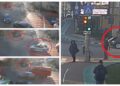 VIDEO cu momentul în care o șoferiță dă cu mașina peste un adolescent, pe o trecere de pietoni din centrul Sucevei, în fața unui echipaj de poliție. Femeia s-a ales cu dosar penal pentru că a plecat de la locului evenimentului