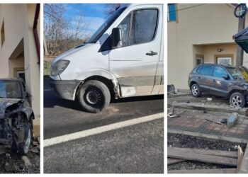 FOTO Accident rutier între două autovehicule, pe raza localității Vicovu de Jos. Două femei au fost transportate la spital