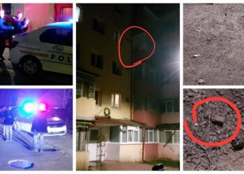 VIDEO Un scandalagiu din cartierul George Enescu a fost amendat cu 6.000 de lei, după ce a aruncat cu borcane cu zacuscă și dulceață, de la etajul III înspre vecinii săi și copiii minori ai acestora. Individul s-a înarmat cu un par pentru a discuta cu oamenii legii