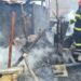 FOTO Incendiu la o gospodărie din Șoldănești, din cauza coșului de fum deteriorat