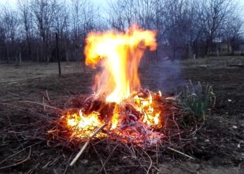 Un tânăr de 18 ani a ajuns la spital cu arsuri de gradul II și III în zona feței, după ce a aruncat cu benzină peste ramurile uscate cărora le-a dat foc în grădină