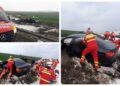 VIDEO Un tânăr de 20 de ani a fost declarat decedat, după ce BMW-ul cu numere de Vâlcea în care se afla a zburat de pe șoseaua de centură a Sucevei
