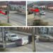 VIDEO Un șofer beat s-a izbit cu mașina într-un autoturism oprit la semafor, în cartierul Ițcani