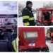 FOTO Pompierii militari au intervenit cu o autoșenilată pentru a-l prelua pe un bărbat care a suferit un AVC într-un sat din Grămești