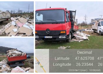 FOTO Minunile există! Poliția Locală Suceava și Garda de Mediu și-au unit forțele și i-au venit de hac unei firme care-și arunca deșeurile de construcții pe malul stâng al râului Suceava, la câțiva pași de Iulius Mall Suceava