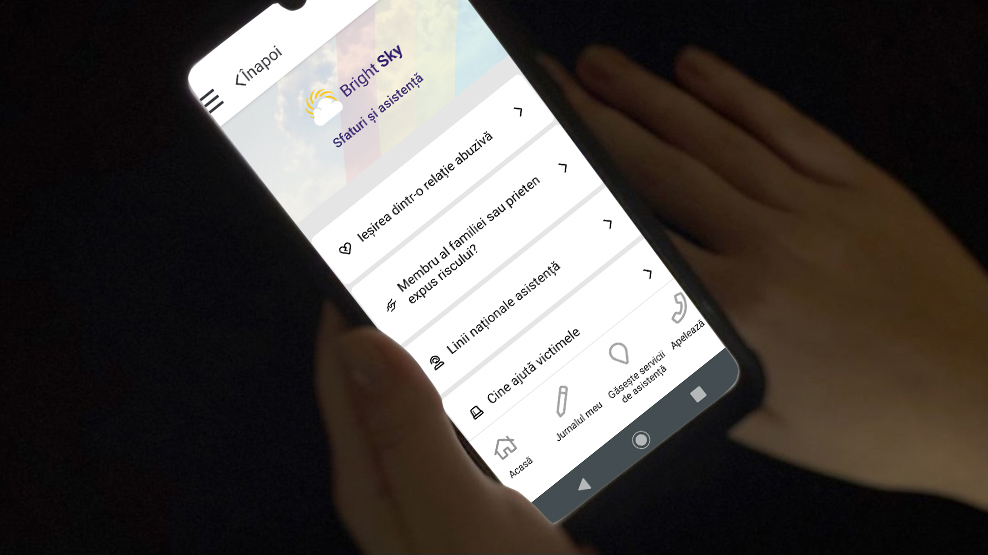 Polițiștii suceveni desfășoară o campanie de prevenire a violenței domestice: ”Aplicația Bright Sky RO este o aplicație gratuită, disponibilă în App Store și Google Play Store”