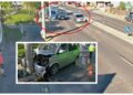 VIDEO cu momentul în care un autoturism trece pe culoarea roșie a unui semafor din Burdujeni, încearcă să facă slalom printre mașini, dar se oprește într-un stâlp. O femeie și patru copiii au ajuns la spital