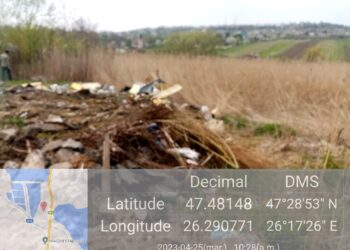 FOTO Garda de Mediu Suceava a amendat cu peste 130.000 de lei patru constructori care au aruncat deșeuri de tot felul în canalul de scurgere al Acumulării Pocoleni