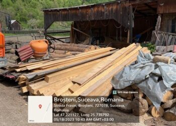 FOTO Garda de Mediu Suceava l-a amendat cu 10.000 de lei pe un individ care și-a deschis un gater ilegal în curtea gospodăriei