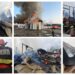 VIDEO Incendiu de proporții la Mănăstirea Podu Coșnei. Au ars biserica și corpul de chilii