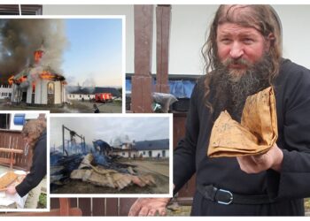 Minune la Mănăstirea ”Sf. Petru și Pavel” din Podu Coșnei. Sfântul Antimis cu moaștele Sfântului Ioan cel Nou de la Suceava a rămas intact în urma incendiului care a distrus biserica veche
