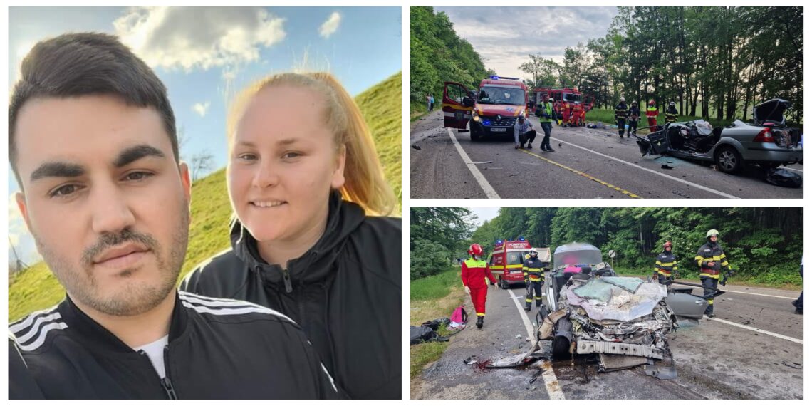 FOTO Un tânăr de 25 de ani și iubita sa de 24 de ani au murit în gravul accident rutier de pe raza localității Ilișești. Polițiștii cred că tânărul ar fi adormit la volan