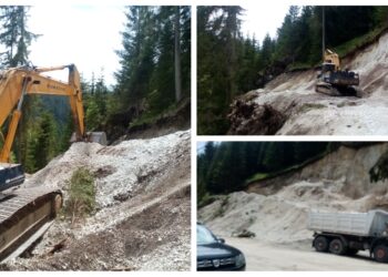 FOTO Amendă de 50.000 de lei pentru o firmă care își desfășura activitatea la o carieră de piatră din zona Vatra Dornei, fără autorizație de mediu