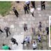 VIDEO O armată de polițiști a intervenit la Căminul Social din zona Grupului Școlar Suceava, după ce un bărbat a vânat un vecin cu cuțitul. Protagonistul este un scandalagiu cunoscut că o ia ”randeaua” după ce consumă băuturi alcoolice