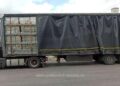 FOTO Camion încărcat cu peste 20 de tone de deșeuri de cânepă, depistat la PTF Siret. Un ucrainean voia să ducă încărcătura la o firmă din Iași