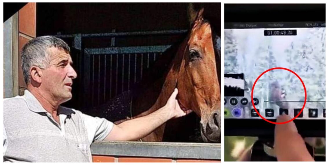 VIDEO cu momentul în care un bărbat a fost strivit de un cal în timpul filmărilor pentru un videoclip al solistei Ozana Barabancea. Victima a decedat