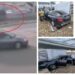 VIDEO cu momentul în care un tânăr de 18 ani iese cu mașina de pe drum și se izbește puternic într-o temelie de beton