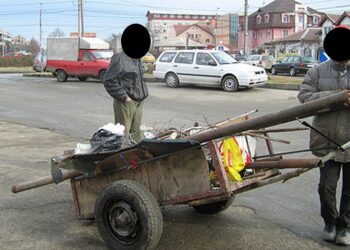 Thermonet, prădată de un sucevean. Bărbatul a fost identificat în zona Carrefour, trăgând după el un cărucior încărcat cu circa 50 de kg de fier vechi