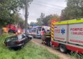 FOTO Grav accident rutier, la ieșire din Suceava spre Adâncata. Cadrele medicale și paramedicii resuscitează două persoane