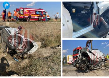 VIDEO Un sucevean și-a pierdut viața într-un accident rutier, pe raza județului Iași. Autoturismul condus de acesta s-a izbit într-un camion