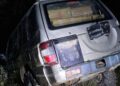 FOTO Focuri de armă în Lupcina: Un contrabandist dispărut în pădure, abandonând mașina de teren plină cu țigări de contrabandă, în valoare de 200.000 de lei