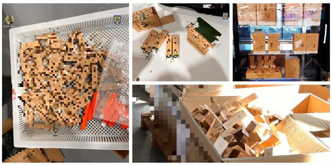 VIDEO 121 de percheziții domiciliare, într-un dosar privind fabricarea și comercializare dispozitivelor electronice de vapat cu HHC. Inclusiv județul Suceava este vizat de această acțiune