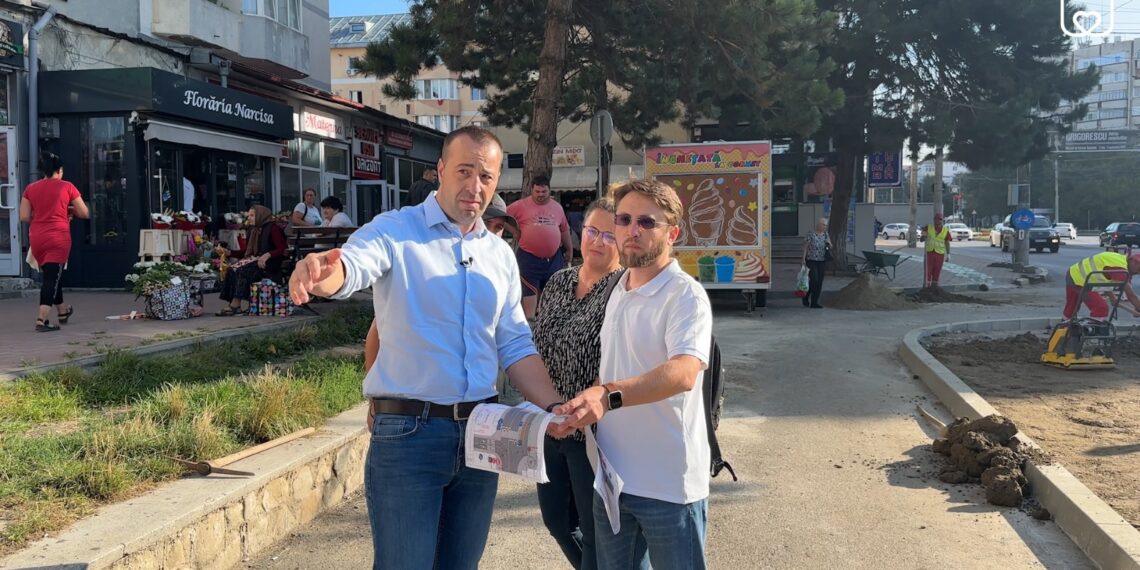FOTO Lucian Harșovschi a anunțat că stația Orizont se mărește: ”Punem bănci, coșuri de gunoi și refacem jardinierele din zonă pentru un plus de frumusețe”