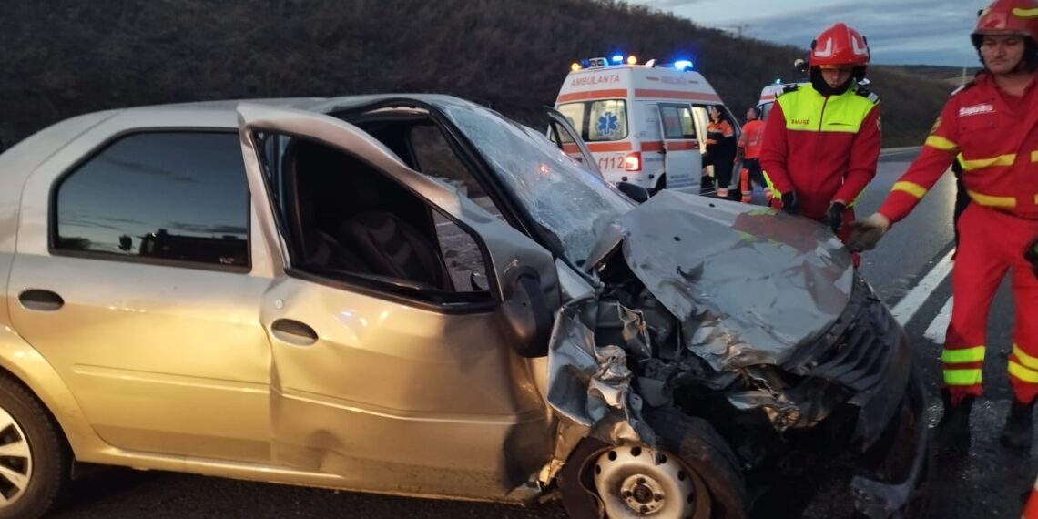UPDATE FOTO Accident rutier pe centura ocolitoare a municipiului Suceava, între un autoturism și o motocicletă