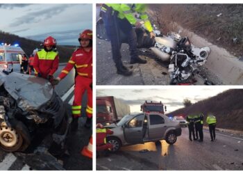UPDATE FOTO Accident rutier pe centura ocolitoare a municipiului Suceava, între un autoturism și o motocicletă