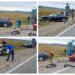 FOTO Cinci persoane au ajuns la spital, după ce trei autoturisme au fost implicate într-un accident rutier pe raza orașului Milișăuți