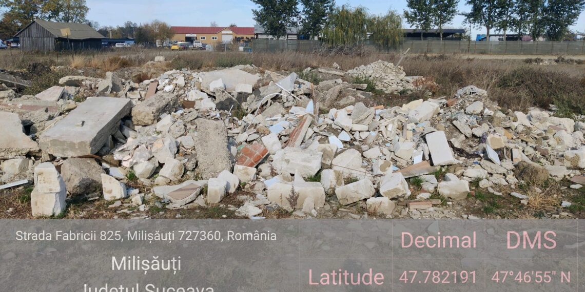 FOTO Primăria Milișăuți a fost amendată cu 45.000 de lei, pentru o groapă de gunoi amenajată ilegal