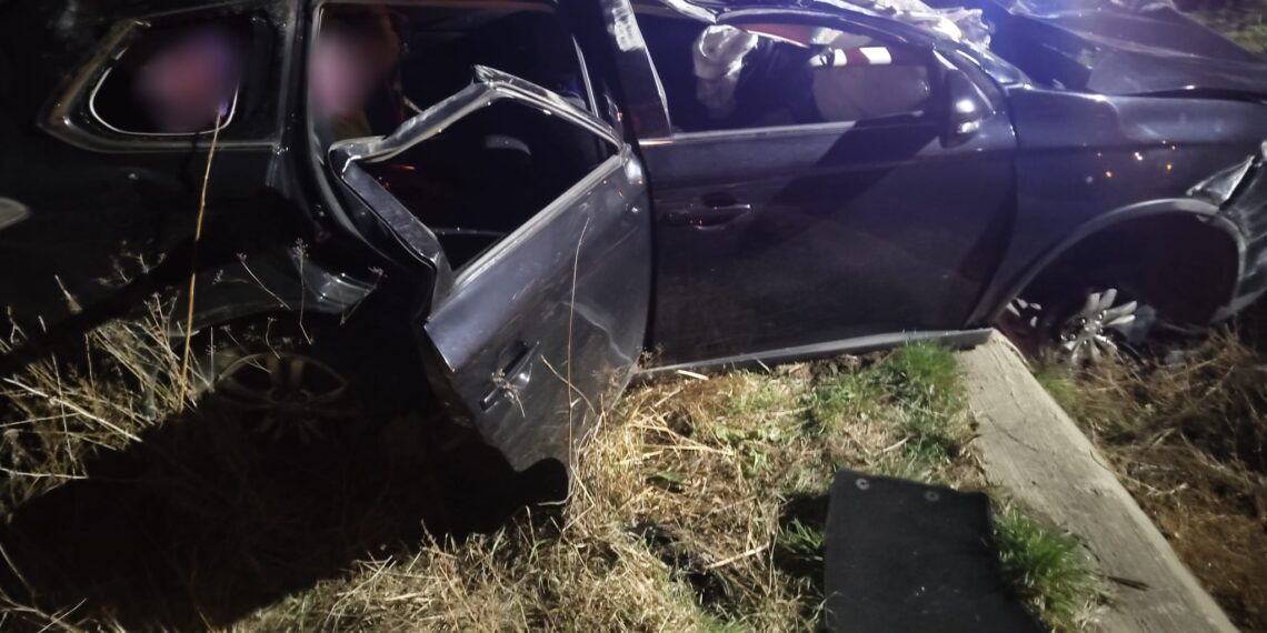 Un tânăr de 18 ani s-a răsturnat cu mașina în apropiere de „Zidul Morții”
