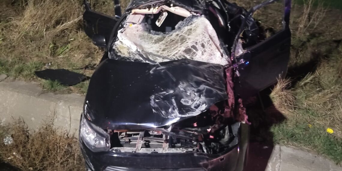 Un tânăr de 18 ani s-a răsturnat cu mașina în apropiere de „Zidul Morții”
