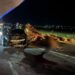 FOTO O căruță a fost spulberată de un autoturism, în apropiere de ”Zidul Morții”. Trei persoane au fost rănite, printre care un copil de 12 ani. Calul a murit