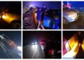FOTO Carambol cu șapte autoturisme pe raza localității Iacobești, din comuna Grănicești. Două persoane au primit îngrijiri medicale. Traficul rutier a fost blocat pe ambele sensuri