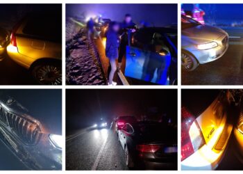 FOTO Carambol cu șapte autoturisme pe raza localității Iacobești, din comuna Grănicești. Două persoane au primit îngrijiri medicale. Traficul rutier a fost blocat pe ambele sensuri