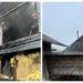 FOTO Incendiu izbucnit la o casă din Râșca, din cauza unui burlan metalic neprotejat corespunzător