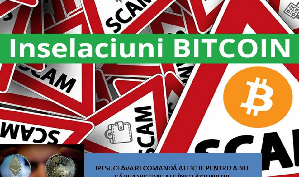 IPJ Suceava: ”Atenție la fraudele informatice cu monede virtuale!”