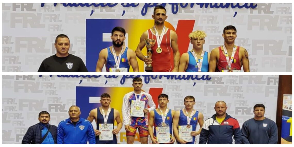 Trei suceveni au fost medaliați la Campionatul Național de Lupte 2023