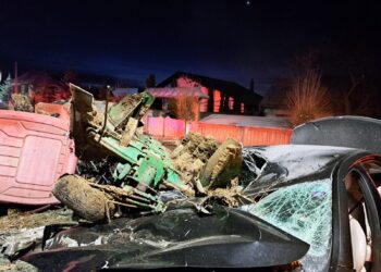 FOTO Accident mortal pe raza localității Arbore, între un autoturism și un utilaj agricol