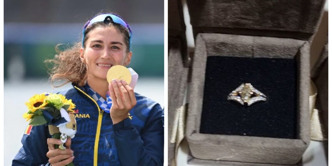 FOTO Campioana olimpică la canotaj, suceveanca Ancuța Bodnar, oferă recompensă persoanei care-i restituie inelul uitat în toaleta UPU Suceava: ”Are mare valoare sentimentală”
