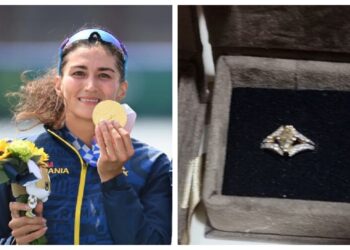 FOTO Campioana olimpică la canotaj, suceveanca Ancuța Bodnar, oferă recompensă persoanei care-i restituie inelul uitat în toaleta UPU Suceava: ”Are mare valoare sentimentală”