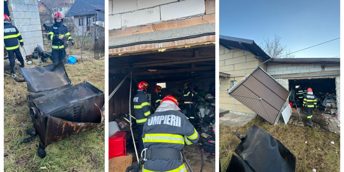 FOTO Un bărbat de 44 de ani a murit, după ce a explodat centrala termică pe lemne a unei locuințe din Vama