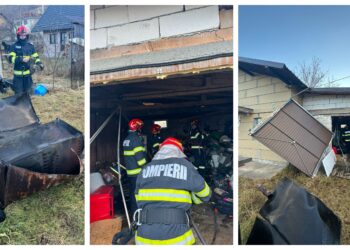FOTO Un bărbat de 44 de ani a murit, după ce a explodat centrala termică pe lemne a unei locuințe din Vama